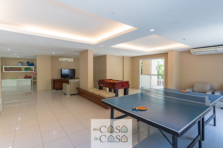 2 QUARTOS com Varanda a 300m RioCentro - CONDOMINIO com PISC