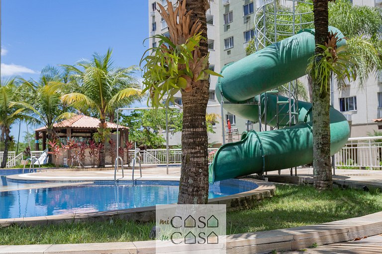 3 Quartos em CONDOMÍNIO c/ PISCINA, Estacionamento e SEGURAN