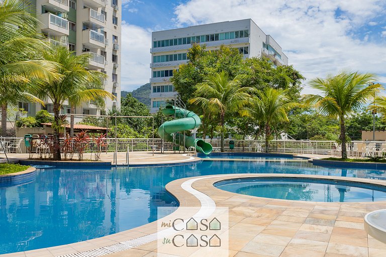 3 Quartos em CONDOMÍNIO c/ PISCINA, Estacionamento e SEGURAN