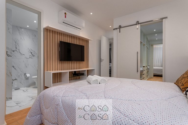 NOVO 3 QUARTOS em IPANEMA RECÉM REFORMADO