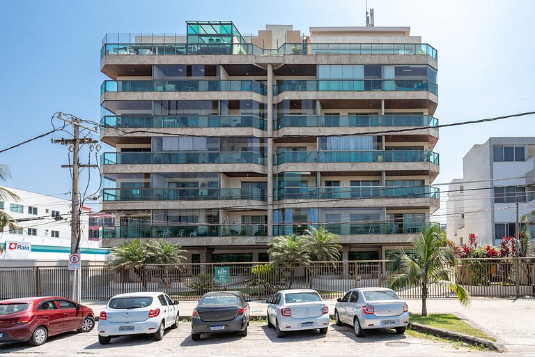 2 Suítes c/ Vista Praia - Piscina e Garagem