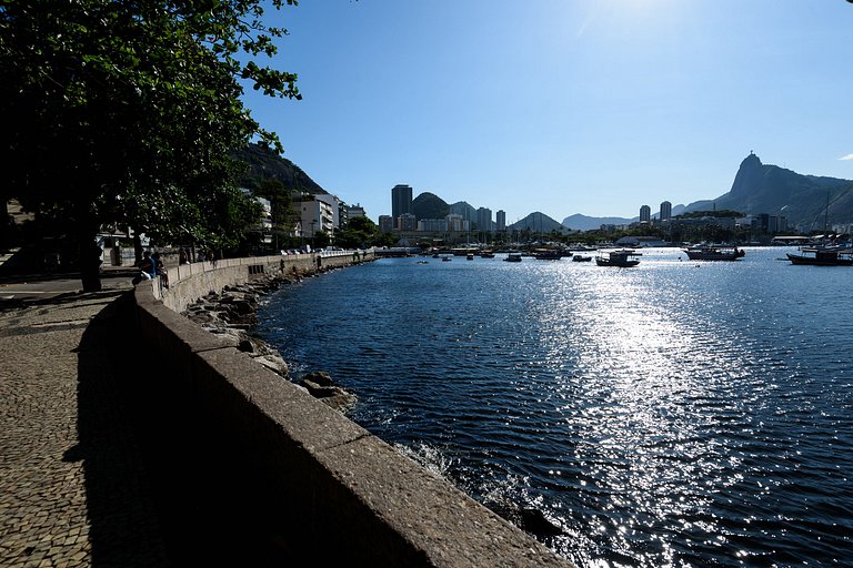 Varanda com Vista pro Cristo - 2 Quartos na Urca