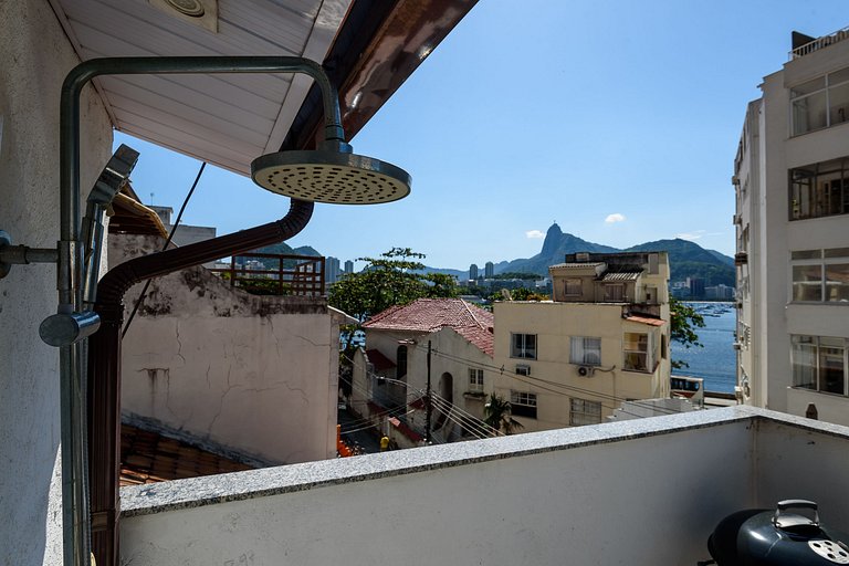 Varanda com Vista pro Cristo - 2 Quartos na Urca