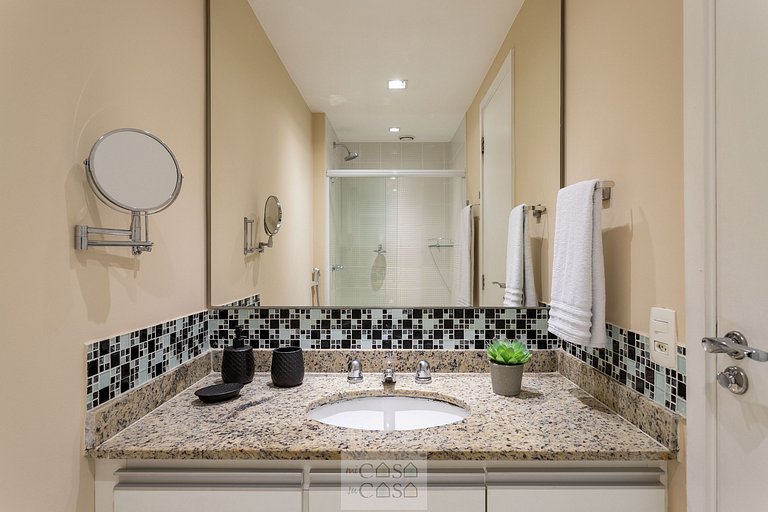 2 QUARTOS com Varanda a 300m RioCentro - CONDOMINIO com PISC