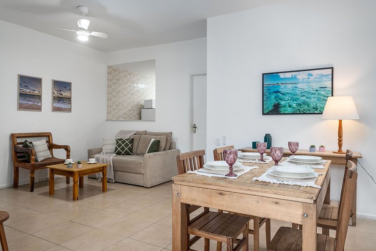 Vista Mar Praia Barra da Tijuca p/ 4 Hóspedes