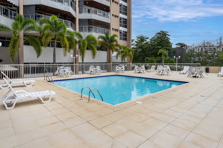 Vista Mar Praia Barra da Tijuca p/ 4 Hóspedes