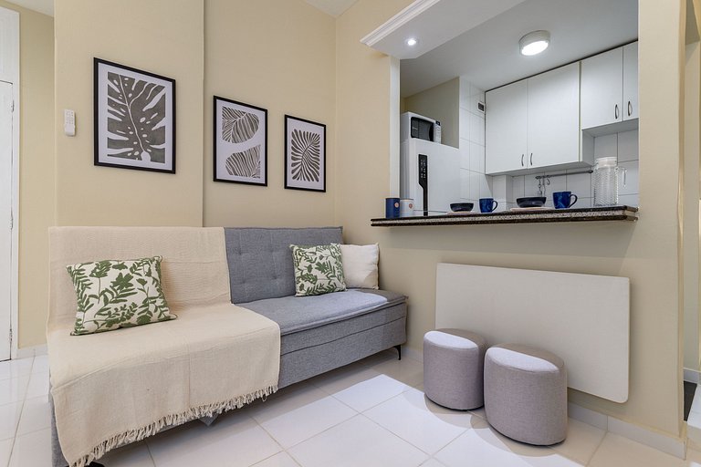 Studio Novo a 50m Praia de Copacabana