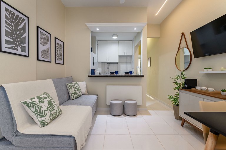 Studio Novo a 50m Praia de Copacabana
