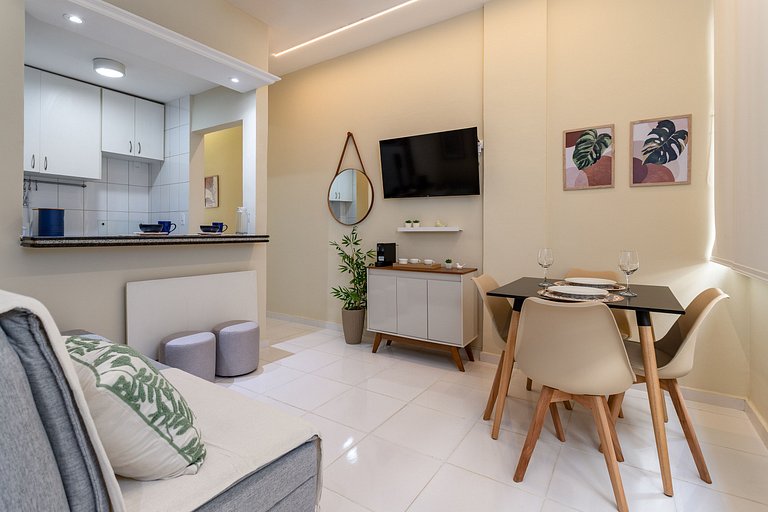 Studio Novo a 50m Praia de Copacabana